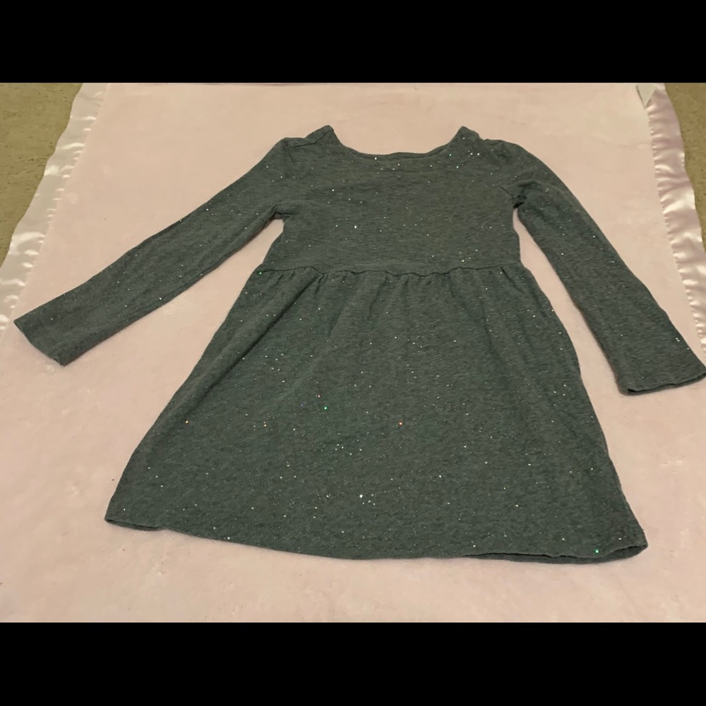 Gap Gray Sparkle Dress XS (4-5)